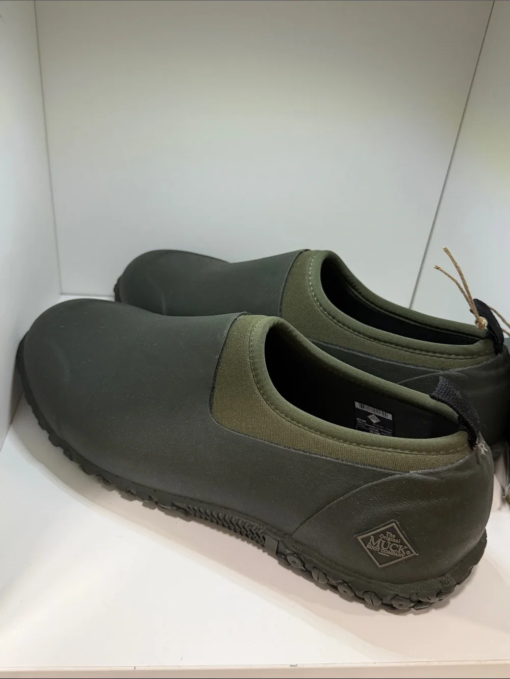 Men's Muckster ll M2L300 Waterproof Slip-On Rain & Snow Boots in Olive Green
